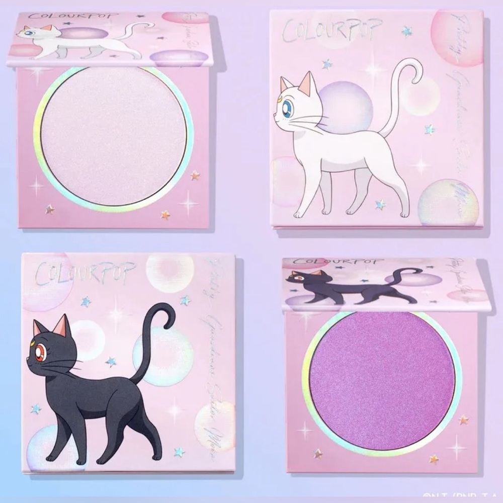 ColourPop Cat Duo Highlighter & Blush - Pink & Lavender